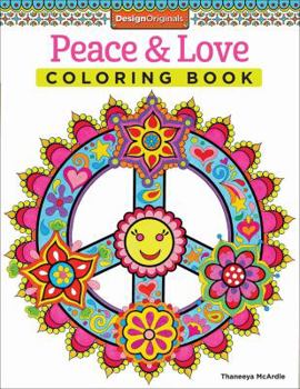 Paperback Peace & Love Coloring Book