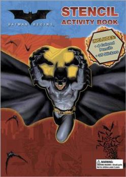 Board book Batman Begins Stencil Activity Book: With Stickers Book