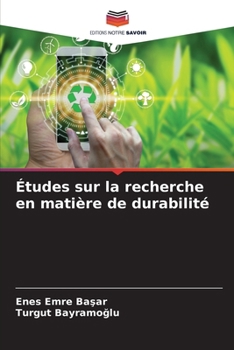 Paperback Études sur la recherche en matière de durabilité [French] Book