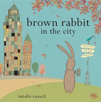 Hardcover Brown Rabbit in the City Book