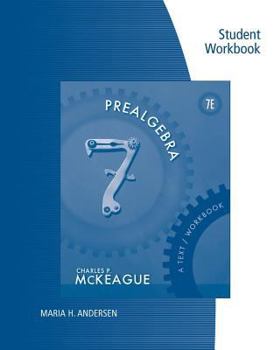 Paperback Student Workbook for McKeague's Prealgebra: A Text/Workbook, 7th Book