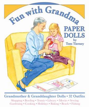 Paperback Fun with Grandma Paper Dolls Book