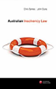 Hardcover Australian Insolvency Law Book