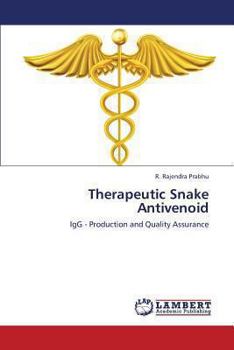 Paperback Therapeutic Snake Antivenoid Book