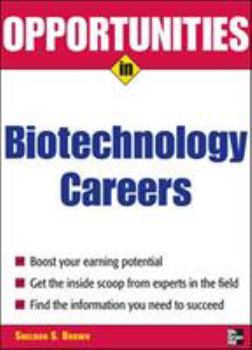 Paperback Opportunities in Biotech Careers Book