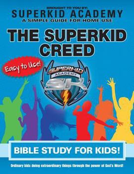 Paperback Ska Home Bible Study for Kids - The Superkid Creed Book