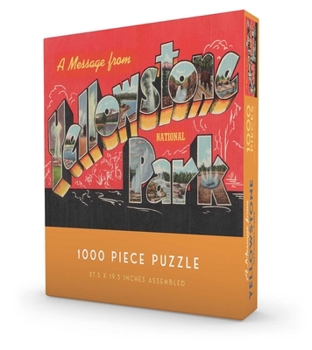 Misc. A Message from Yellowstone Puzzle 1000 Piece Book