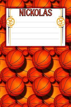Paperback Basketball Life Nickolas: College Ruled Composition Book