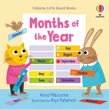 Hardcover Months of the Year - Little Board Books Book