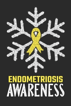 Endometriosis Awareness: Christmas Snowfall College Ruled Endometriosis Awareness Journal, Diary, Notebook 6 x 9 inches with 100 Pages