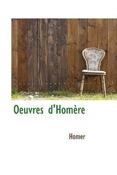 Hardcover Oeuvres D'Hom Re Book