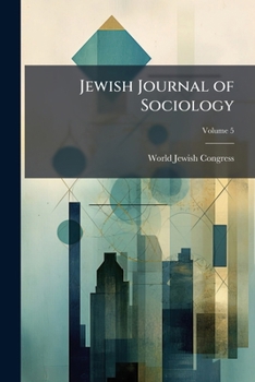 Paperback Jewish Journal of Sociology; Volume 5 Book