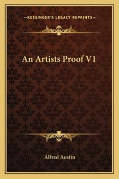 Paperback An Artists Proof V1 Book