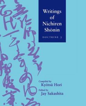 Paperback Writings Of Nichiren Shonin: Doctrine 3 Book