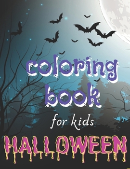 Paperback Halloween Coloring Book for kids Book