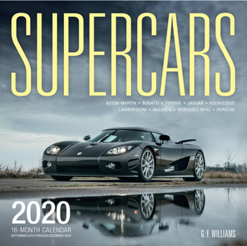 Calendar Supercars 2020: 16-Month Calendar - September 2019 Through December 2020 Book