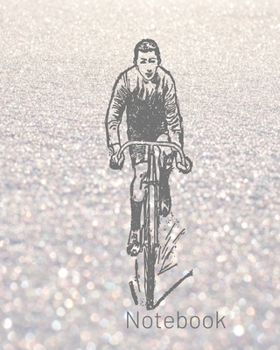 Notebook: Sketchbook Winter/snow/Bike / Notebook Journal Winter Workbook Diary / Christmas Notebook/ Gift /Composition Blank 8x10 120 pages.