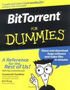 Paperback BitTorrent for Dummies Book