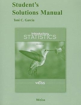 Paperback Introductory Statistics Student's Solutions Manual Book