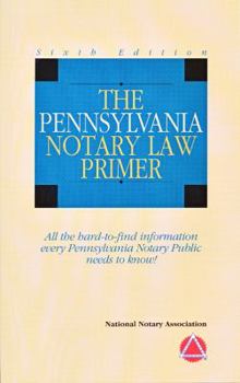 Paperback 2010 The Pennsylvania Notary Law Primer Book