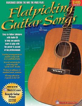 Paperback Flatpicking Guitar Songs: Book with Online Audio [With CD (Audio)] Book