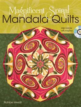 Paperback Magnificent Spiral Mandala Quilts [With CDROM] Book