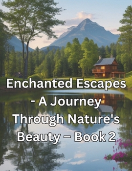 Paperback Enchanted Escapes: A Journey Through Nature's Beauty - Book 2 [Large Print] Book