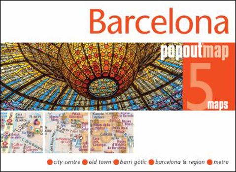 Map Barcelona Popout Map Book