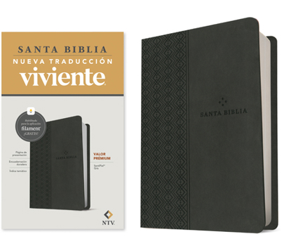 Imitation Leather Biblia Valor Prémium Ntv Con Filament (Sentipiel, Gris) [Spanish] Book