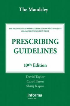 Paperback The Maudsley Prescribing Guidelines Book