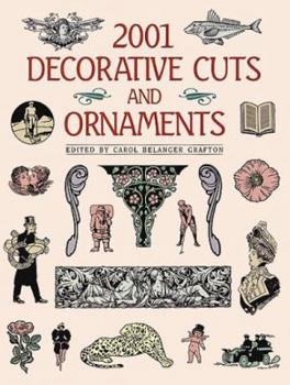 Paperback 2001 Decorative Cuts and Ornaments Book