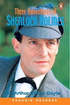 Paperback Three Adventures of Sherlock Holmes (Penguin Readers, Level 4) Book