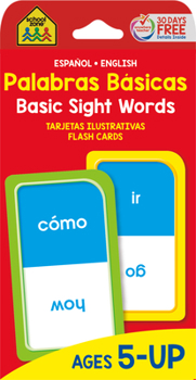 Cards School Zone Bilingual Basic Sight Words Flash Cards [Spanish] Book