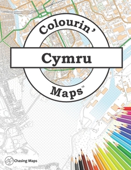 Paperback Colourin' Maps Cymru: Wales Book