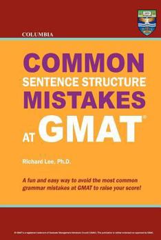 Paperback Columbia Common Sentence Structure Mistakes at GMAT Book