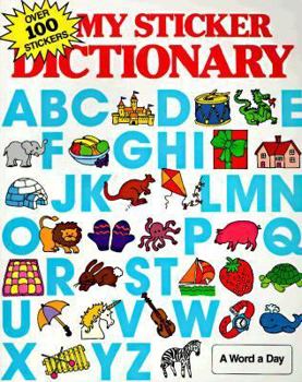 Hardcover My Sticker Dictionary Book