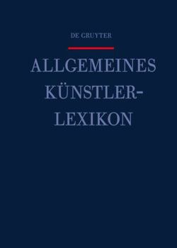 Hardcover Allgemeines Künstlerlexikon (R) [German] Book