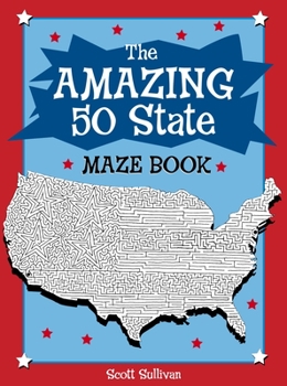 Paperback The Amazing 50 State Maze Book