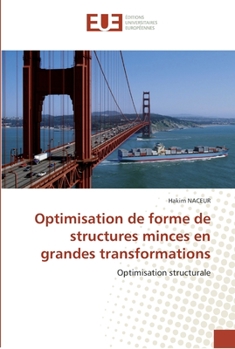 Paperback Optimisation de forme de structures minces en grandes transformations [French] Book