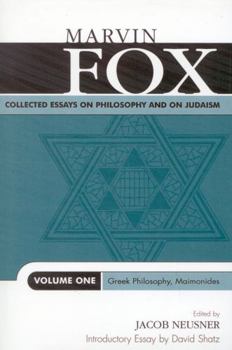 Collected Essays on Philosophy and on Judaism: Volume 1, Greek Philosophy, Maimonides