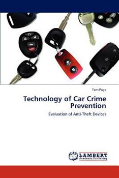 Paperback Technology of Car Crime Prevention Book