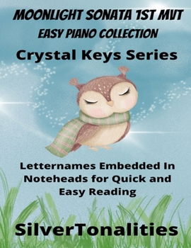 Paperback Moonlight Sonata for Easy Piano - Crystal Keys Series Book
