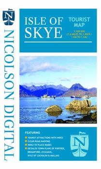 Paperback Nicolson Isle of Skye Tourist Map Book