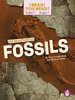 Paperback We Read about Fossils Book