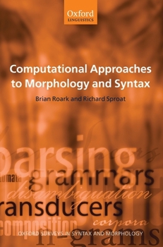 Hardcover Comput Appr Morph Syntax Osusm C Book