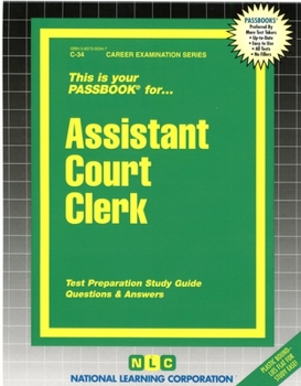 Paperback Assistant Court Clerk Book