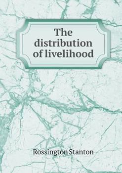 Paperback The distribution of livelihood Book
