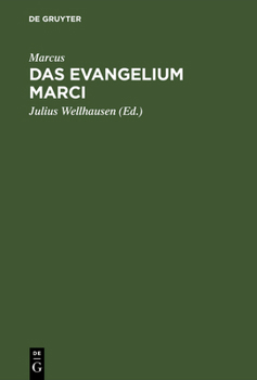 Hardcover Das Evangelium Marci [German] Book