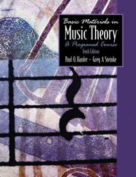 Basic Materials In Music Theory: A Programed Course