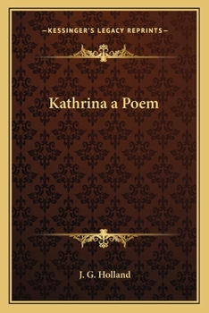 Paperback Kathrina a Poem Book